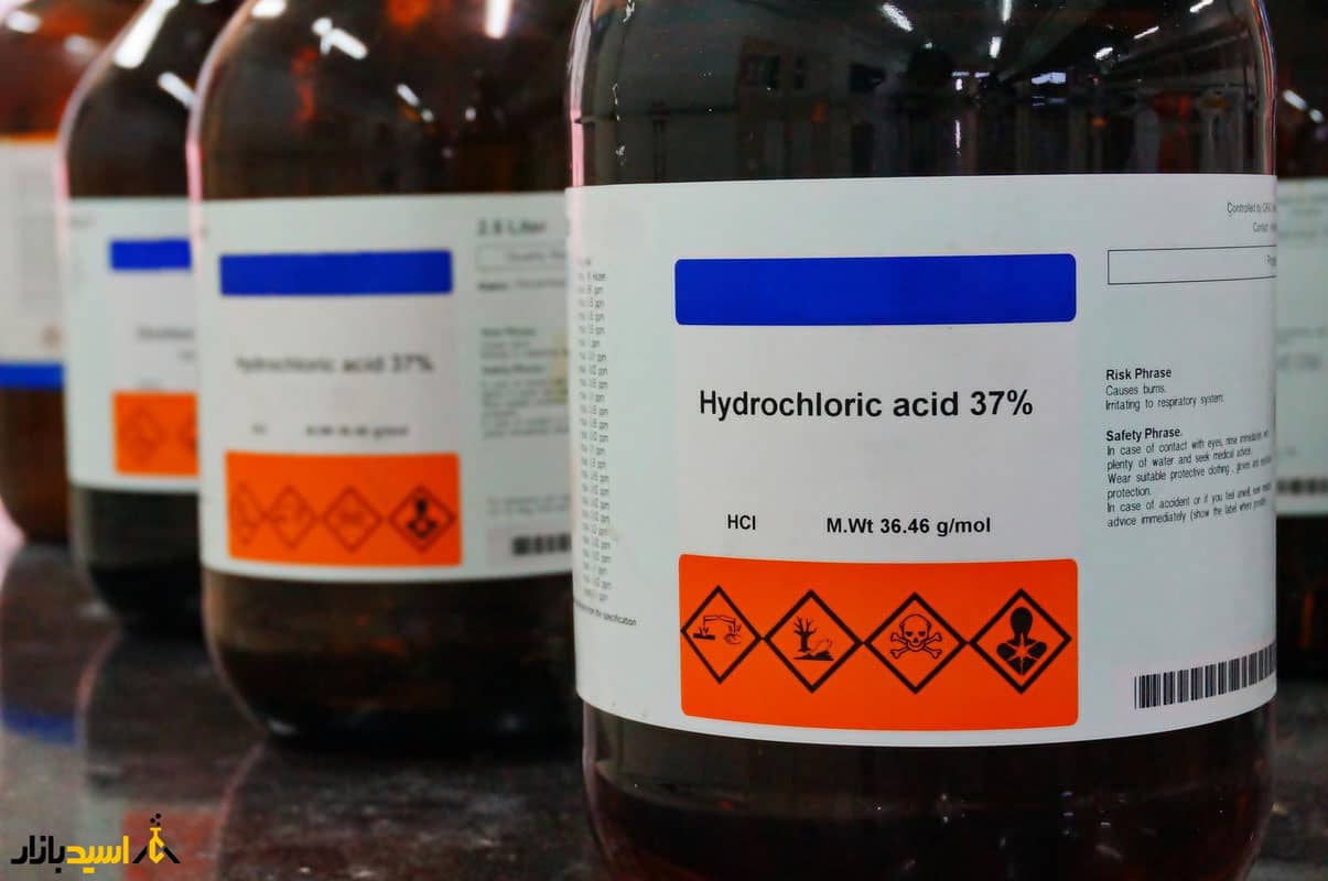 اسید کلریدریک (HCl) اسید کلریدریک (HCl)