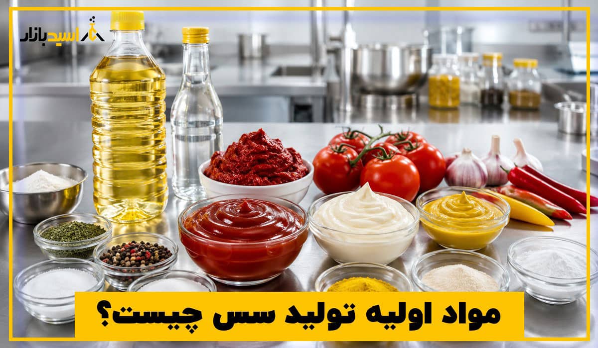 مواد اولیه تولید سس چیست؟ مواد اولیه تولید سس چیست؟