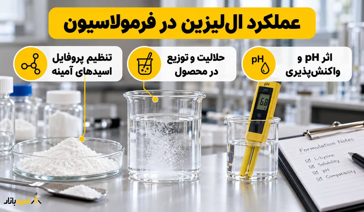 عملکرد ال لیزین در فرمولاسیون عملکرد ال لیزین در فرمولاسیون