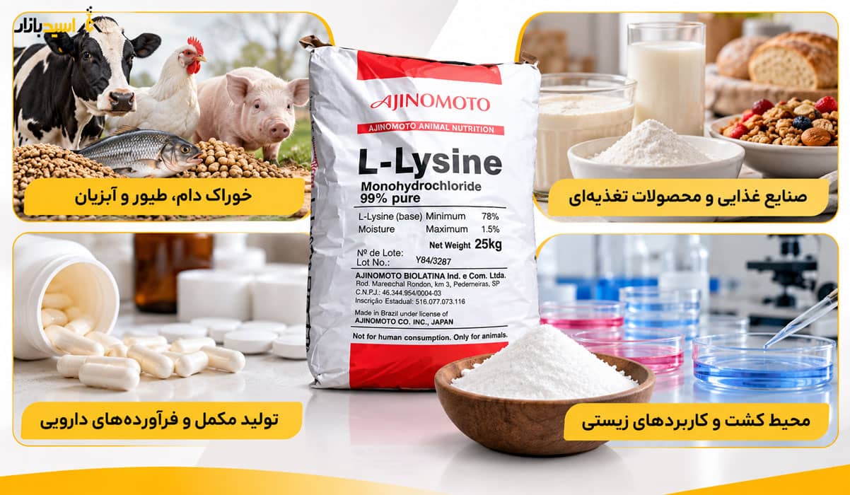 کاربردهای ال لیزین عمده کاربردهای ال لیزین عمده